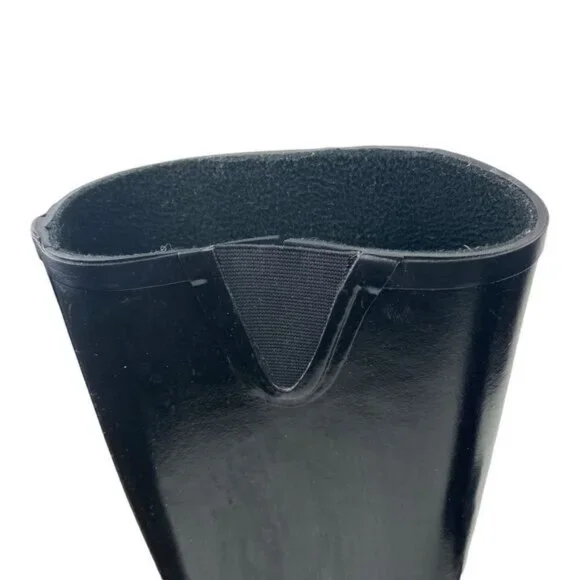 COUGAR WOMENS Black Rider Tall Waterproof Rubber Rain Boots US 6M - Picture 12 of 13
